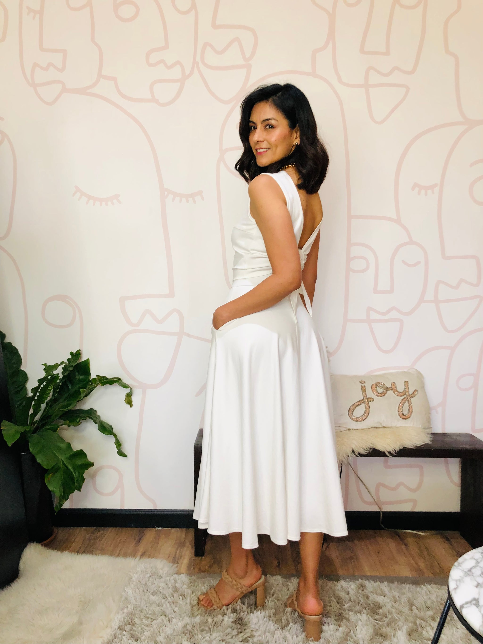 SINDY -Paloma Back Tie Set-